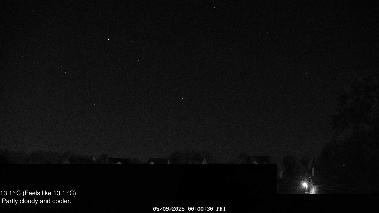 time-lapse frame, Wembury, Devon. Knighton Hill Cam webcam