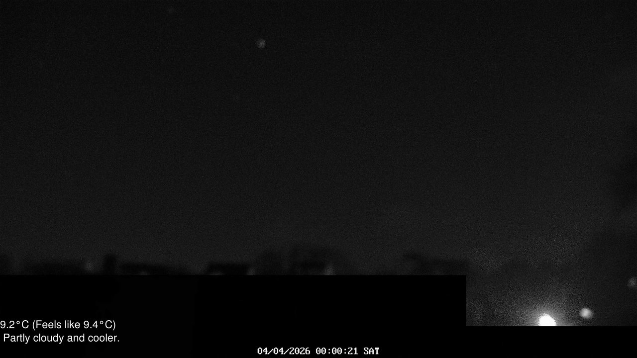time-lapse frame, Wembury, Devon. Knighton Hill Cam webcam