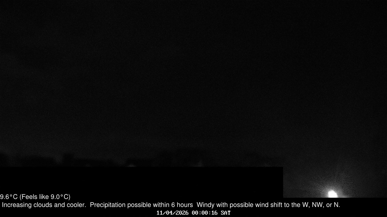 time-lapse frame, Wembury, Devon. Knighton Hill Cam webcam