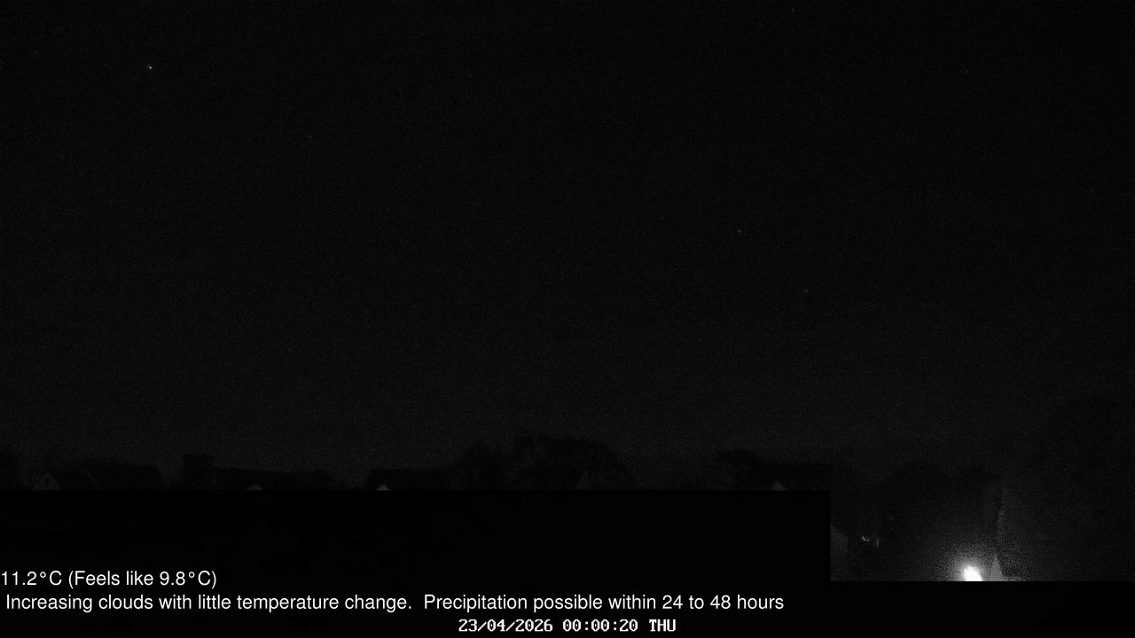 time-lapse frame, Wembury, Devon. Knighton Hill Cam webcam