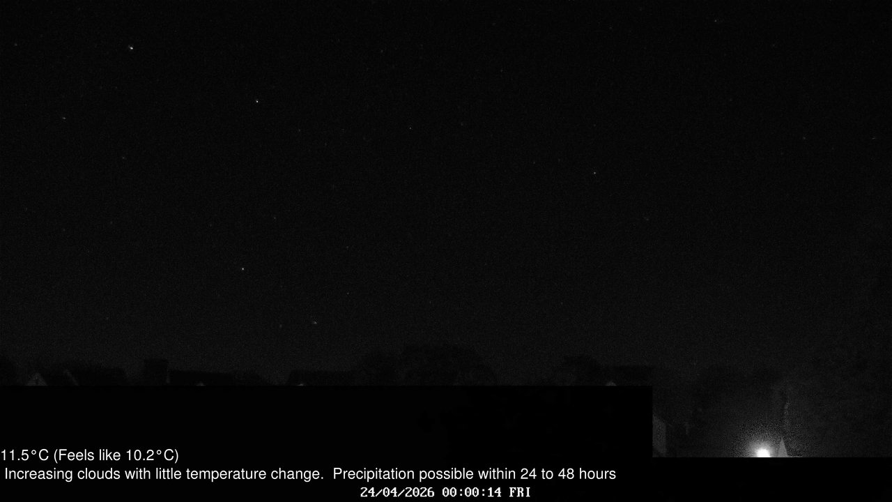 time-lapse frame, Wembury, Devon. Knighton Hill Cam webcam