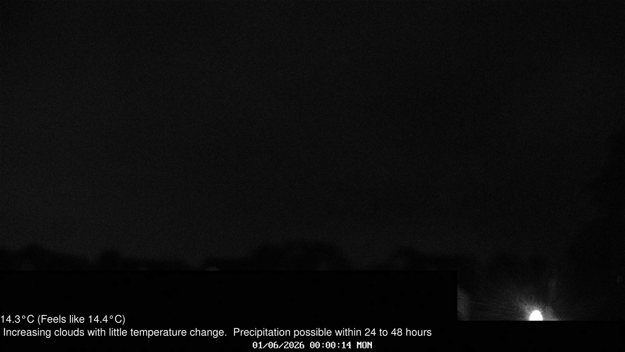 time-lapse frame, Wembury, Devon. Knighton Hill Cam webcam