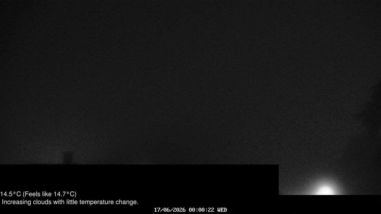 time-lapse frame, Wembury, Devon. Knighton Hill Cam webcam