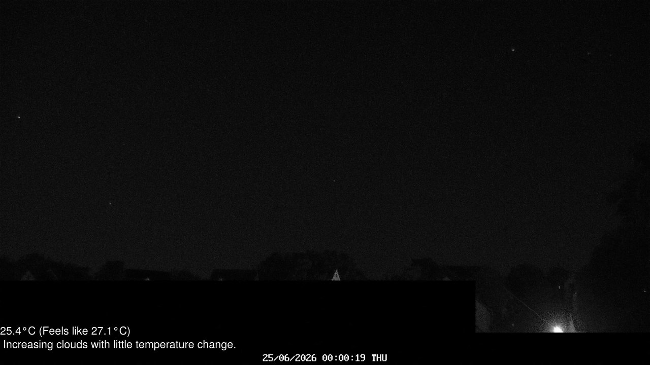 time-lapse frame, Wembury, Devon. Knighton Hill Cam webcam