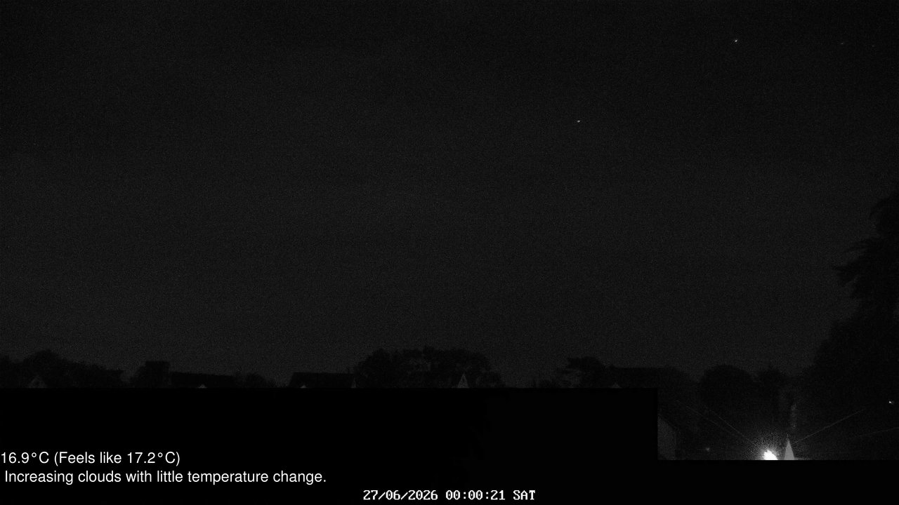 time-lapse frame, Wembury, Devon. Knighton Hill Cam webcam