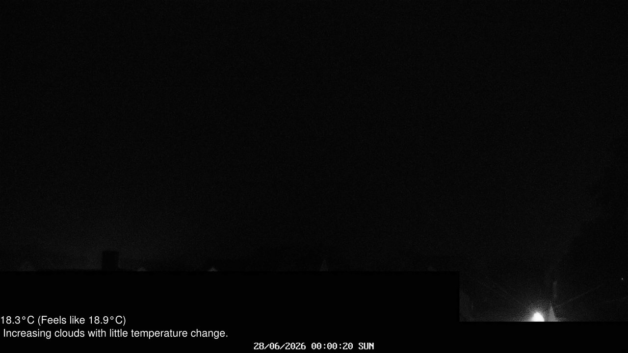 time-lapse frame, Wembury, Devon. Knighton Hill Cam webcam