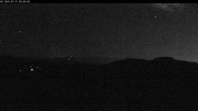 time-lapse frame, Highlands webcam