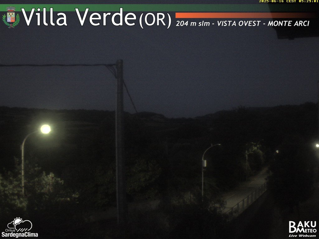 time-lapse frame, Baini Ovest webcam