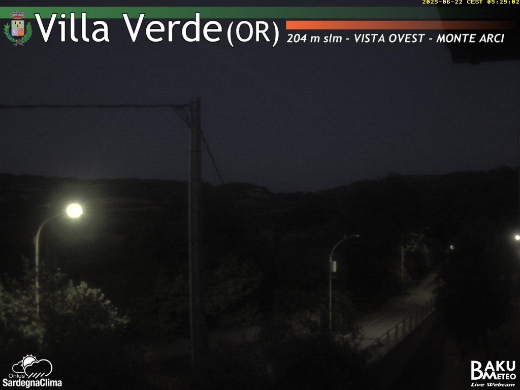 time-lapse frame, Baini Ovest webcam