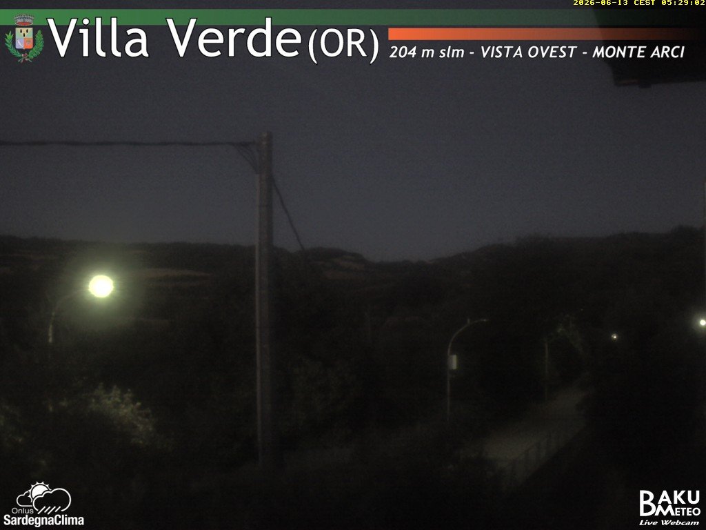 time-lapse frame, Baini Ovest webcam