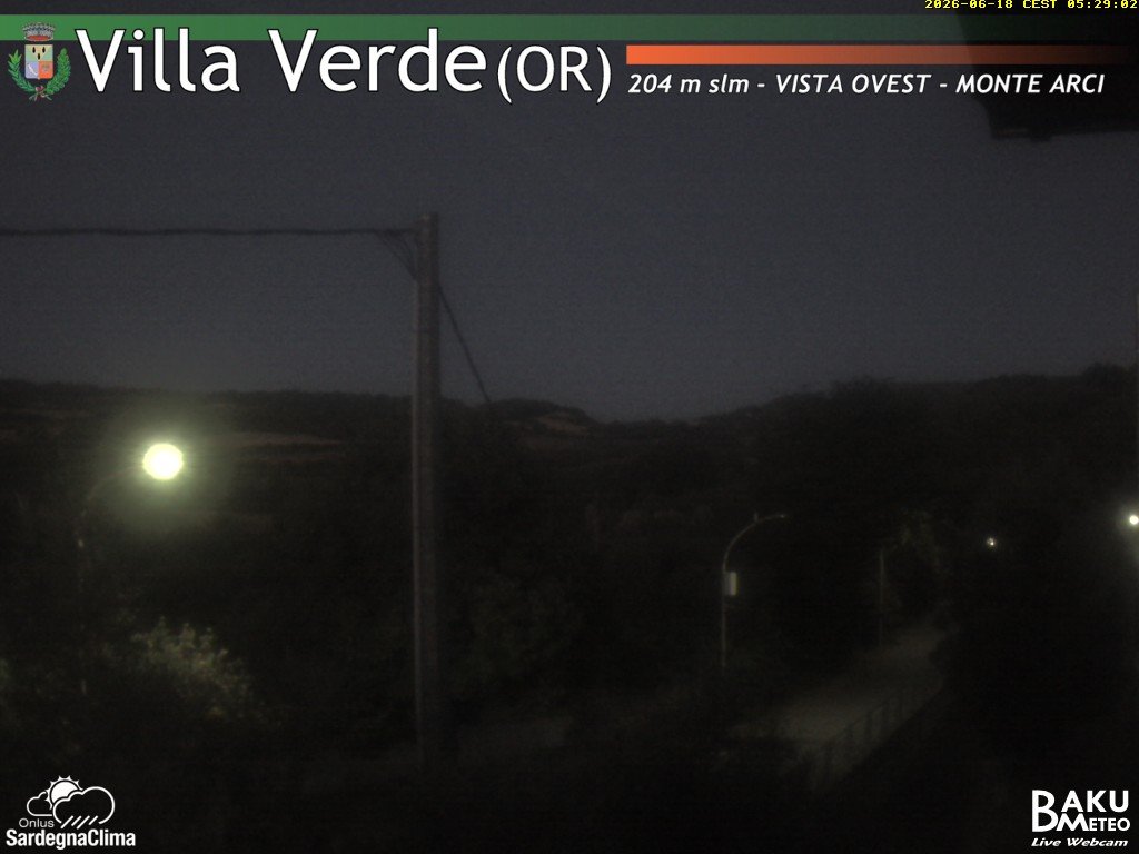 time-lapse frame, Baini Ovest webcam