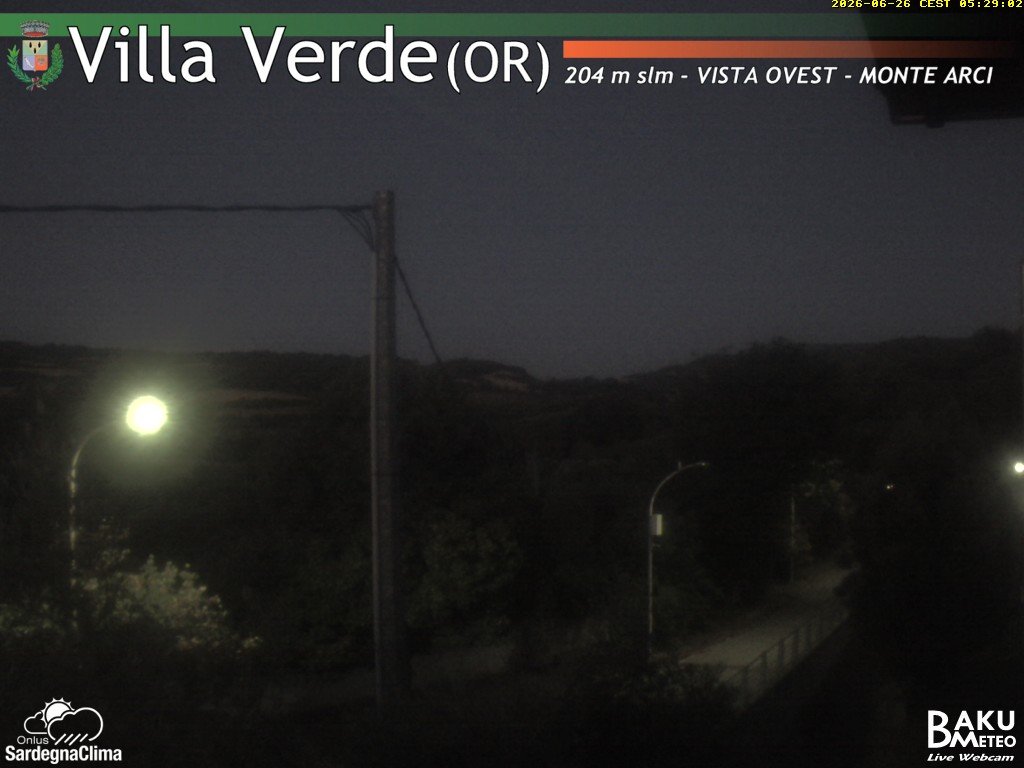 time-lapse frame, Baini Ovest webcam
