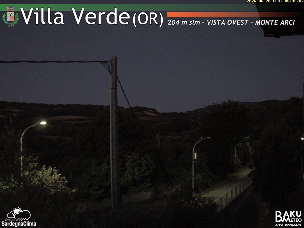 time-lapse frame, Baini Ovest webcam