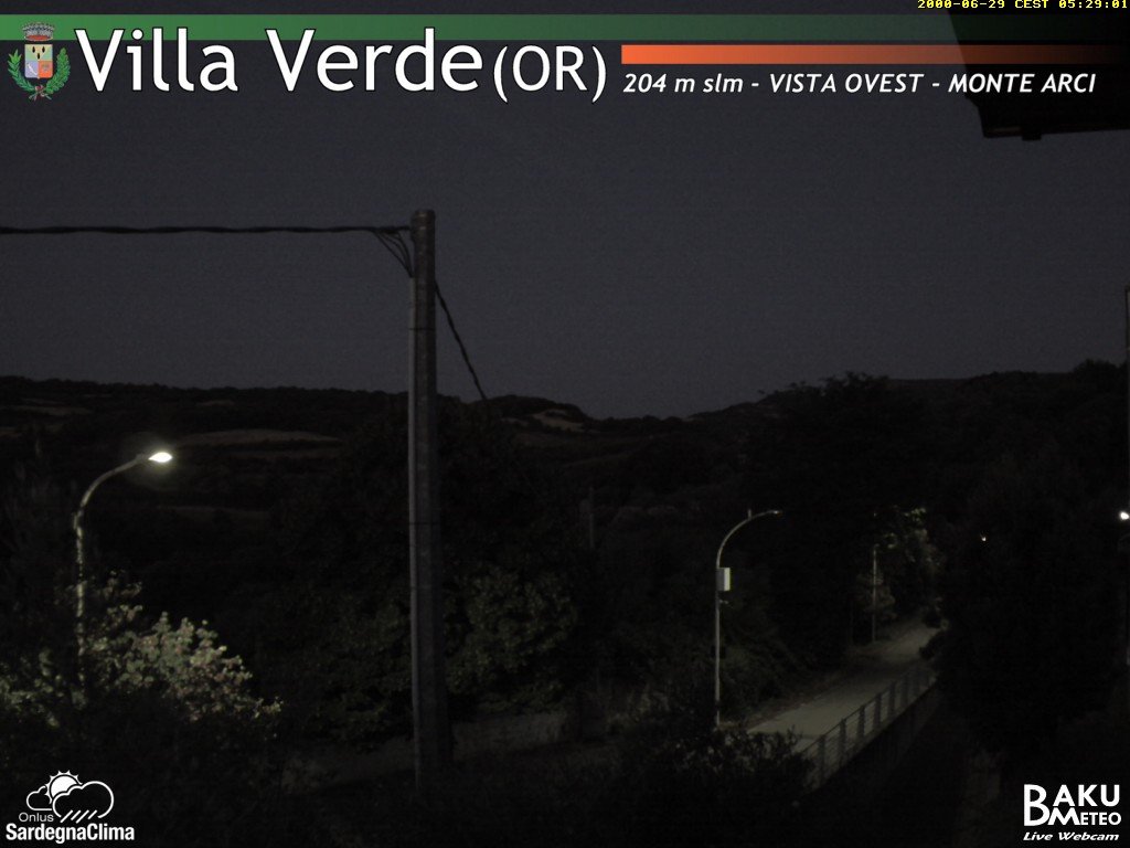 time-lapse frame, Baini Ovest webcam
