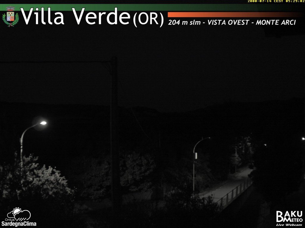 time-lapse frame, Baini Ovest webcam