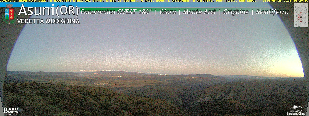 time-lapse frame, Asuni Ovest webcam