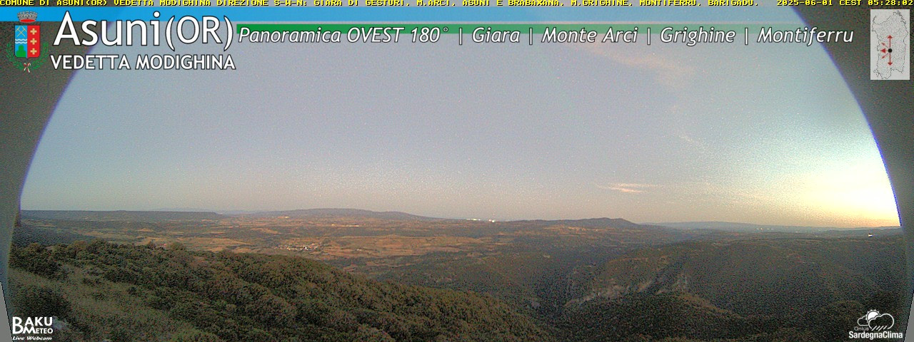 time-lapse frame, Asuni Ovest webcam
