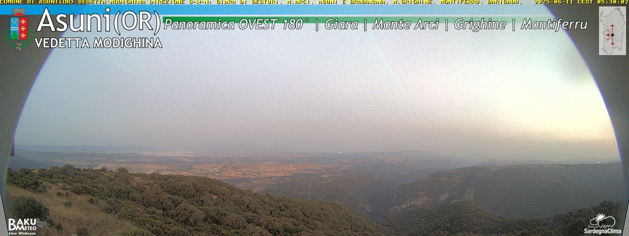 time-lapse frame, Asuni Ovest webcam