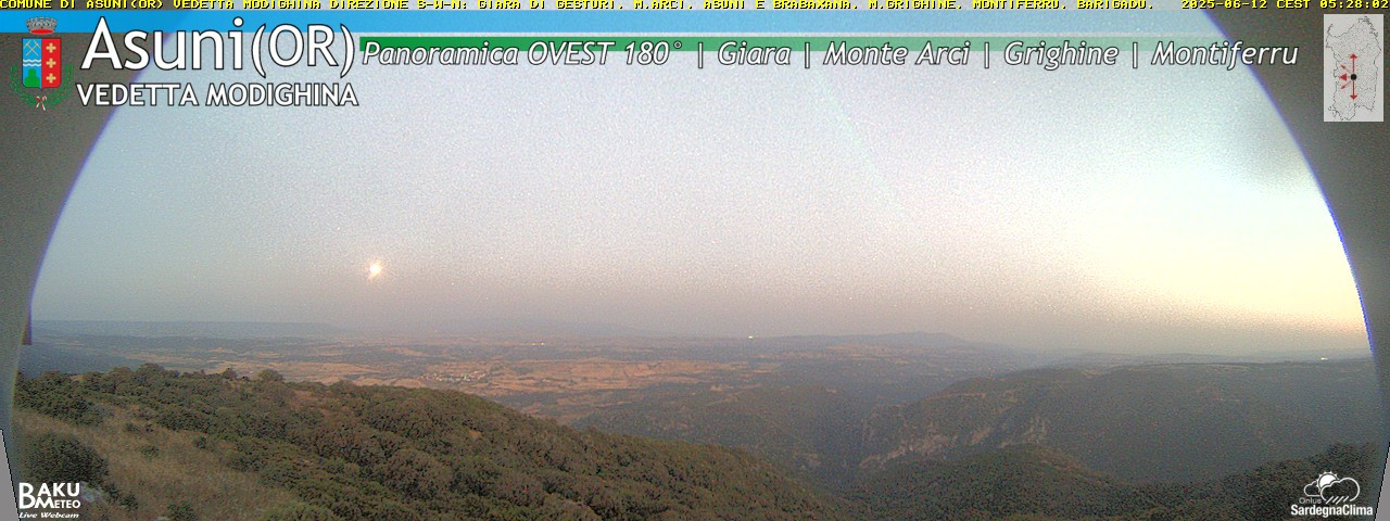 time-lapse frame, Asuni Ovest webcam