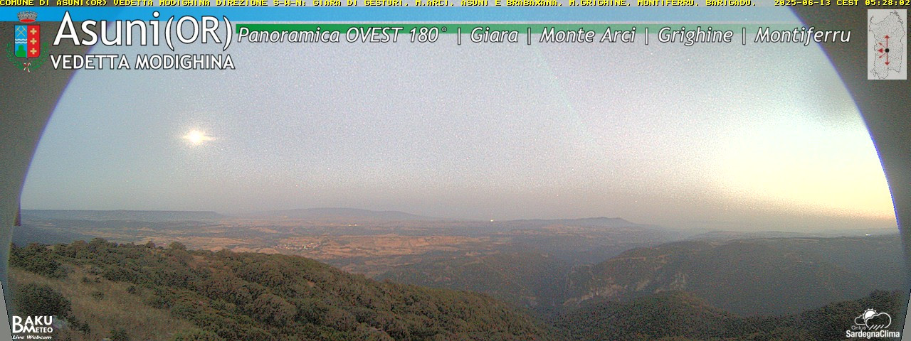 time-lapse frame, Asuni Ovest webcam