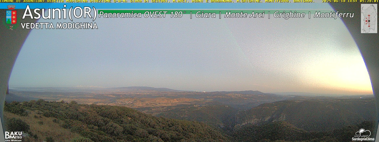 time-lapse frame, Asuni Ovest webcam