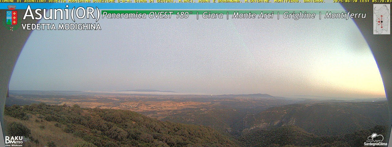 time-lapse frame, Asuni Ovest webcam