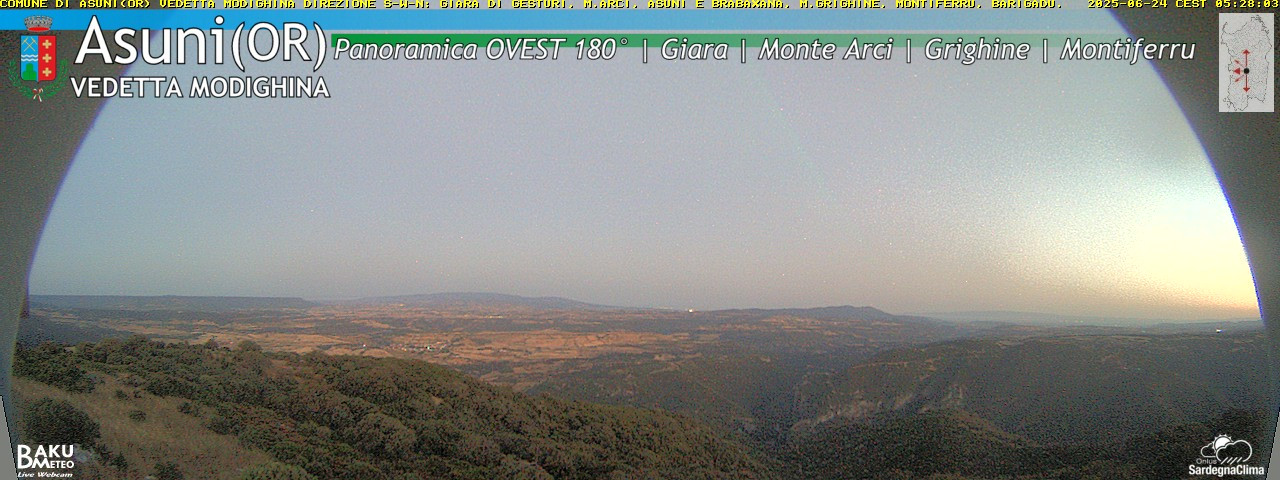 time-lapse frame, Asuni Ovest webcam