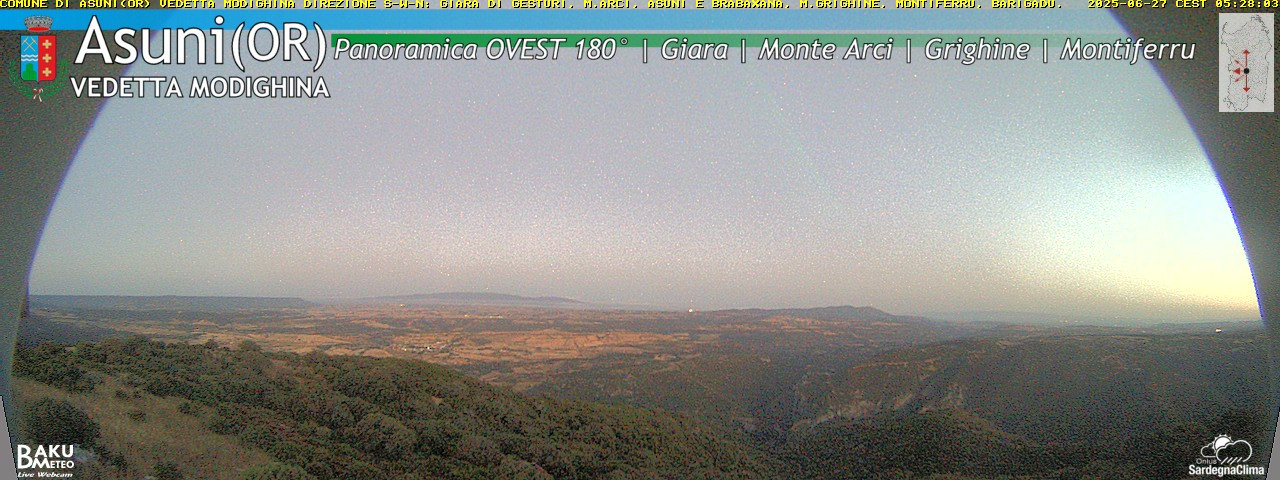 time-lapse frame, Asuni Ovest webcam