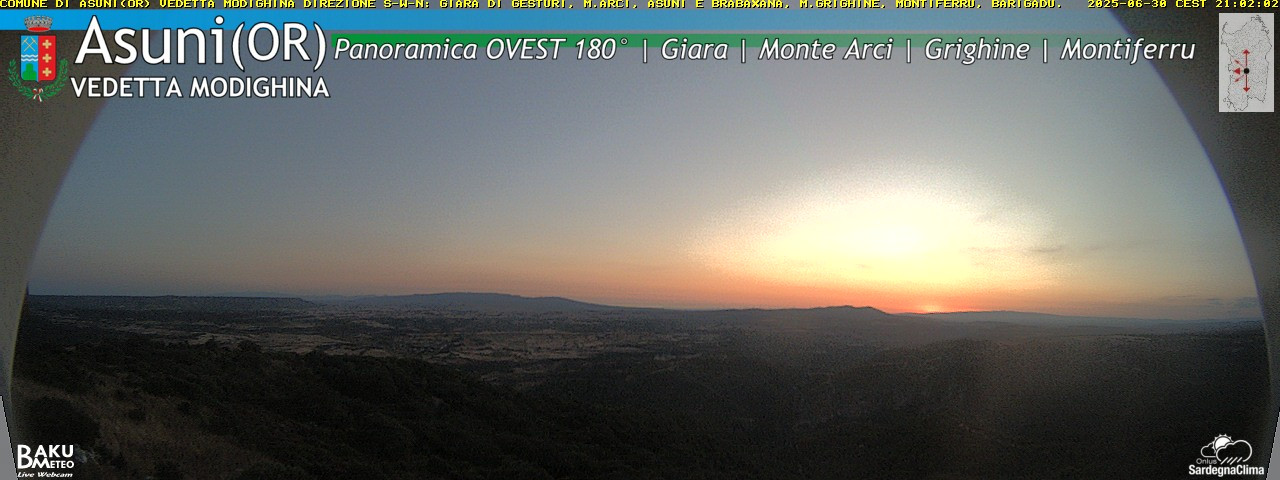 time-lapse frame, Asuni Ovest webcam