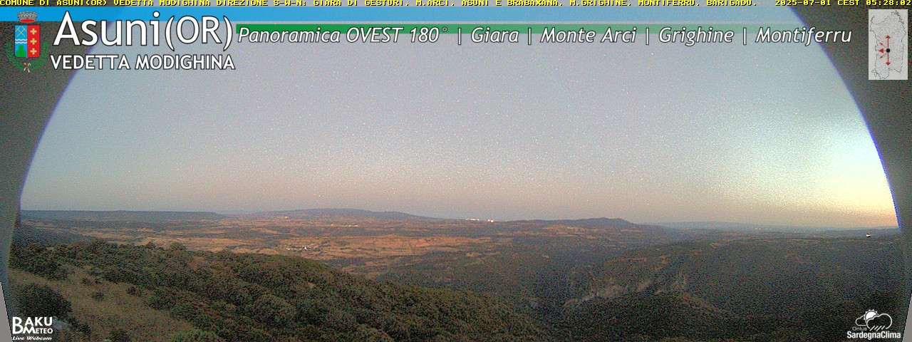 time-lapse frame, Asuni Ovest webcam