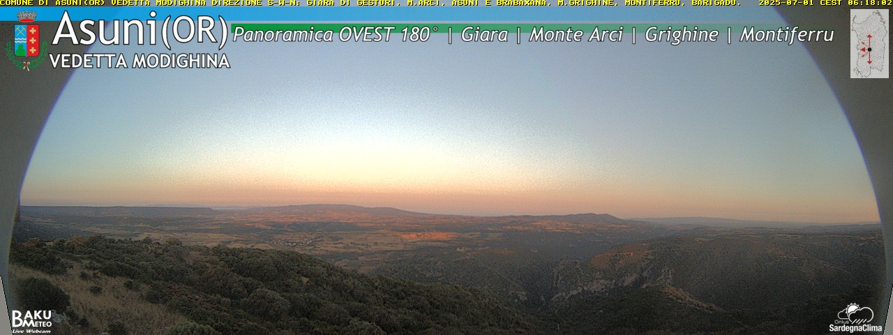 time-lapse frame, Asuni Ovest webcam