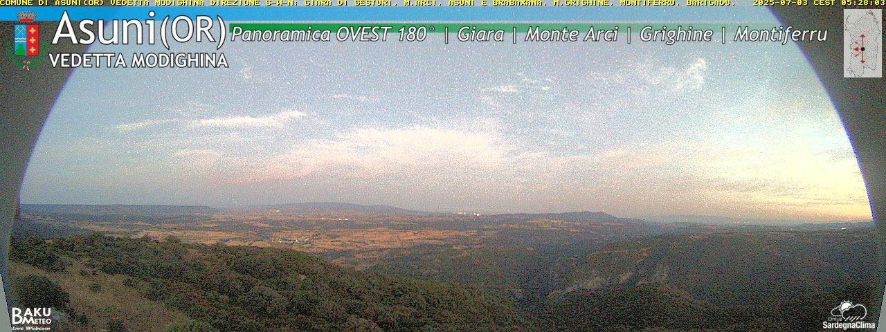 time-lapse frame, Asuni Ovest webcam