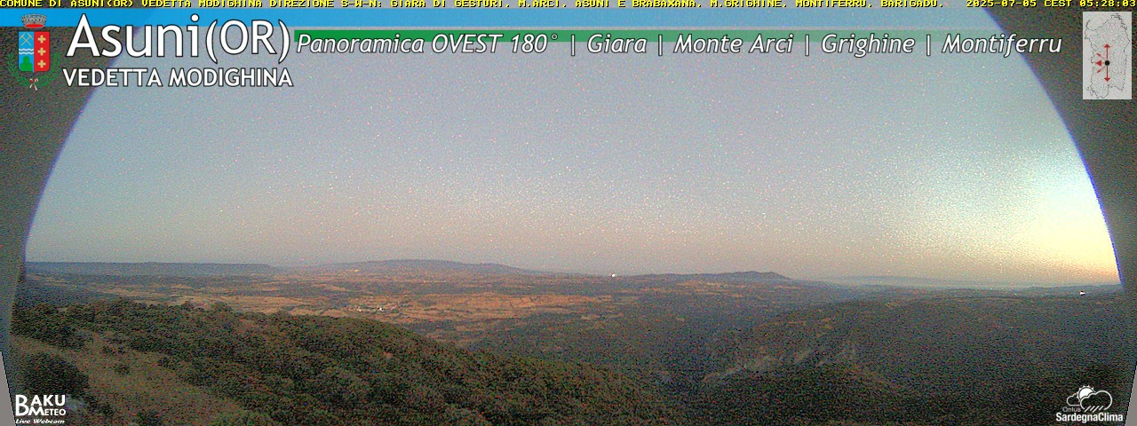 time-lapse frame, Asuni Ovest webcam