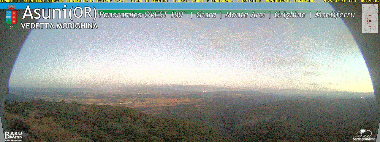 time-lapse frame, Asuni Ovest webcam