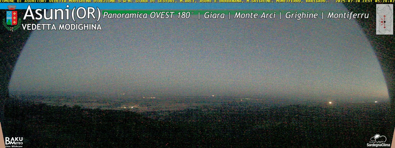 time-lapse frame, Asuni Ovest webcam