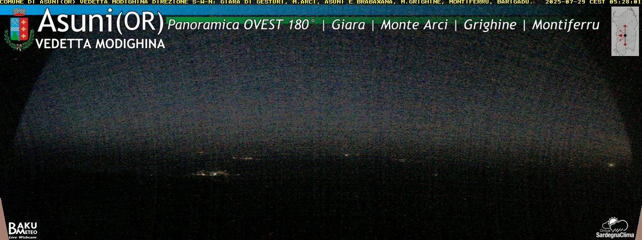 time-lapse frame, Asuni Ovest webcam