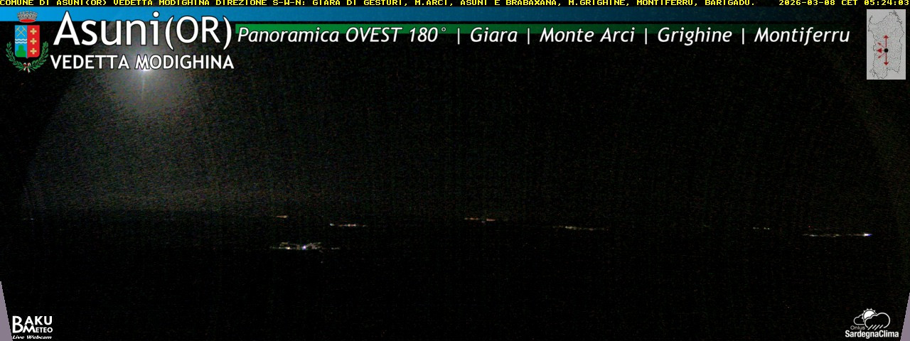 time-lapse frame, Asuni Ovest webcam