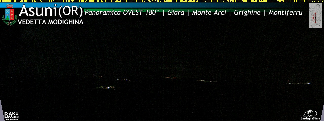 time-lapse frame, Asuni Ovest webcam