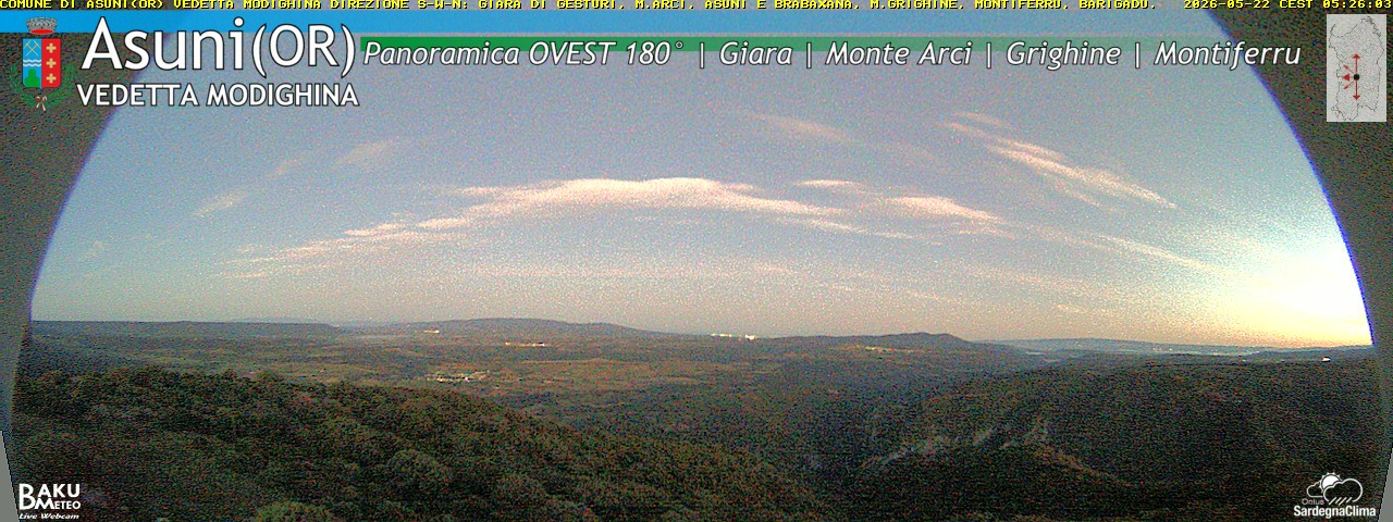 time-lapse frame, Asuni Ovest webcam