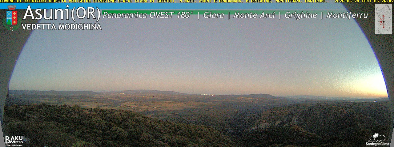 time-lapse frame, Asuni Ovest webcam