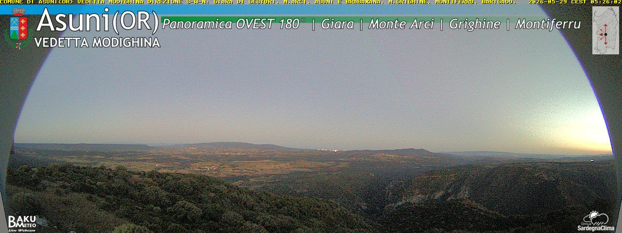 time-lapse frame, Asuni Ovest webcam