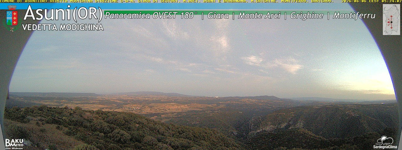 time-lapse frame, Asuni Ovest webcam