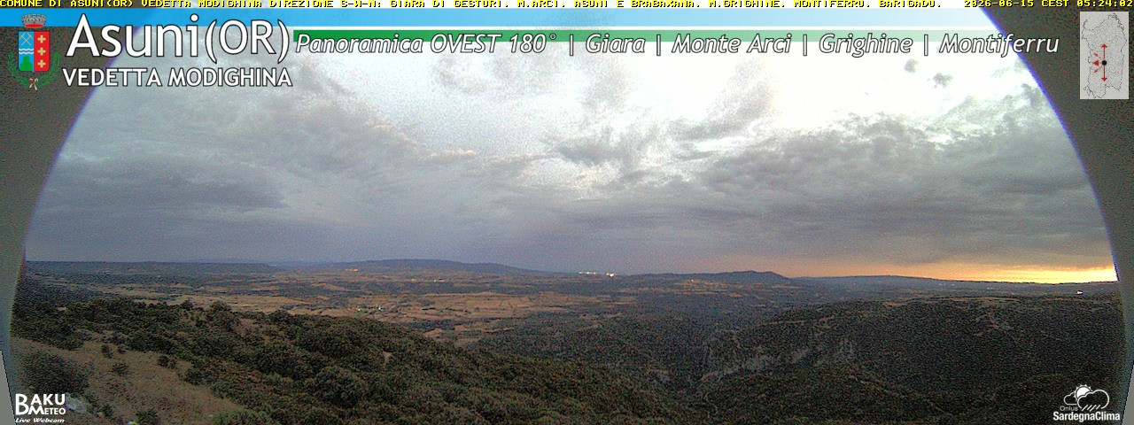 time-lapse frame, Asuni Ovest webcam