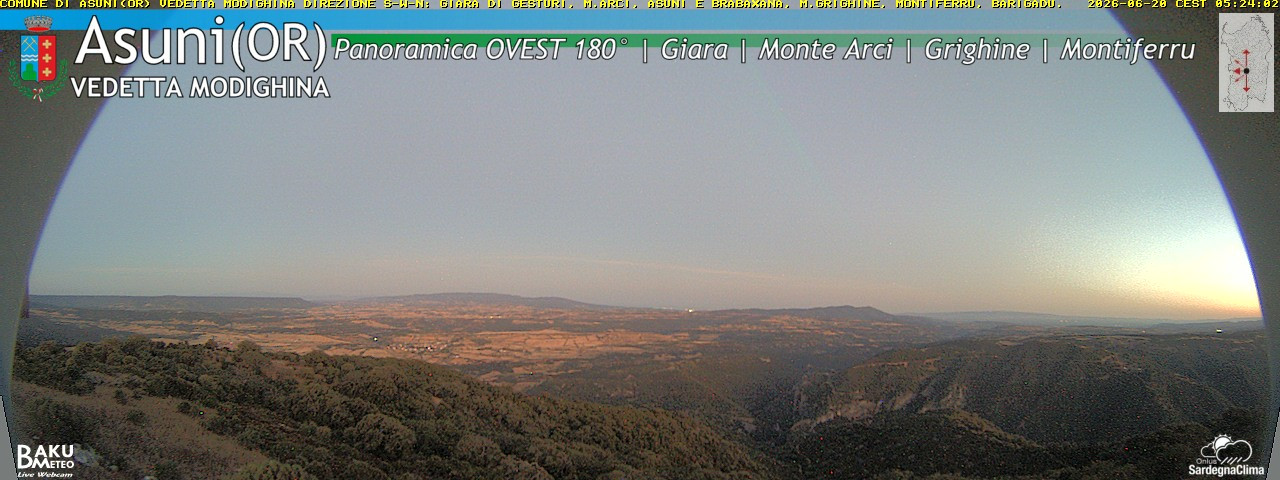 time-lapse frame, Asuni Ovest webcam