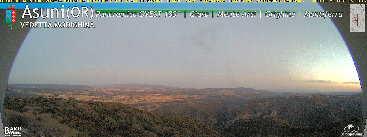 time-lapse frame, Asuni Ovest webcam