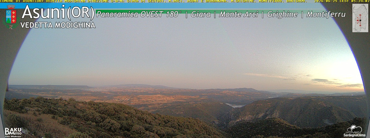 time-lapse frame, Asuni Ovest webcam