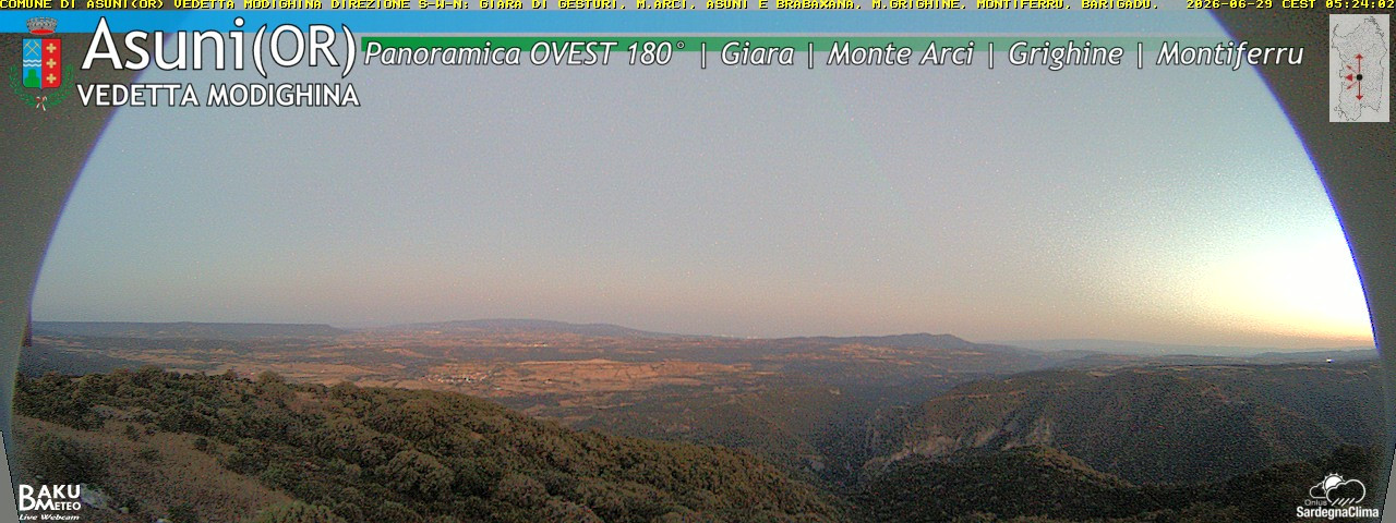 time-lapse frame, Asuni Ovest webcam