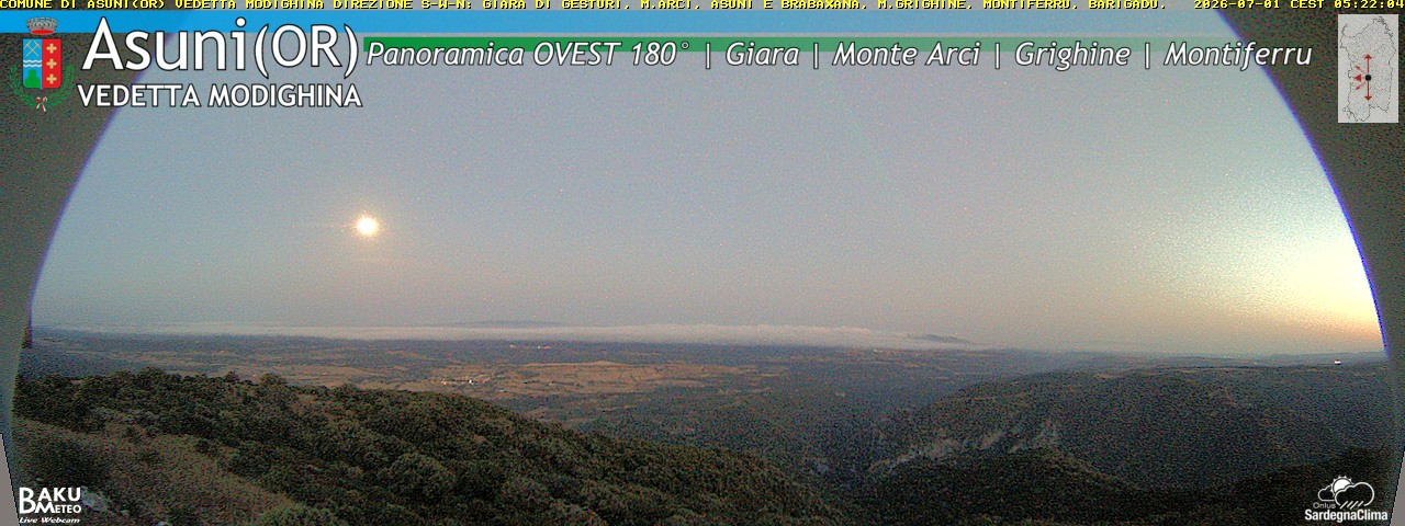 time-lapse frame, Asuni Ovest webcam