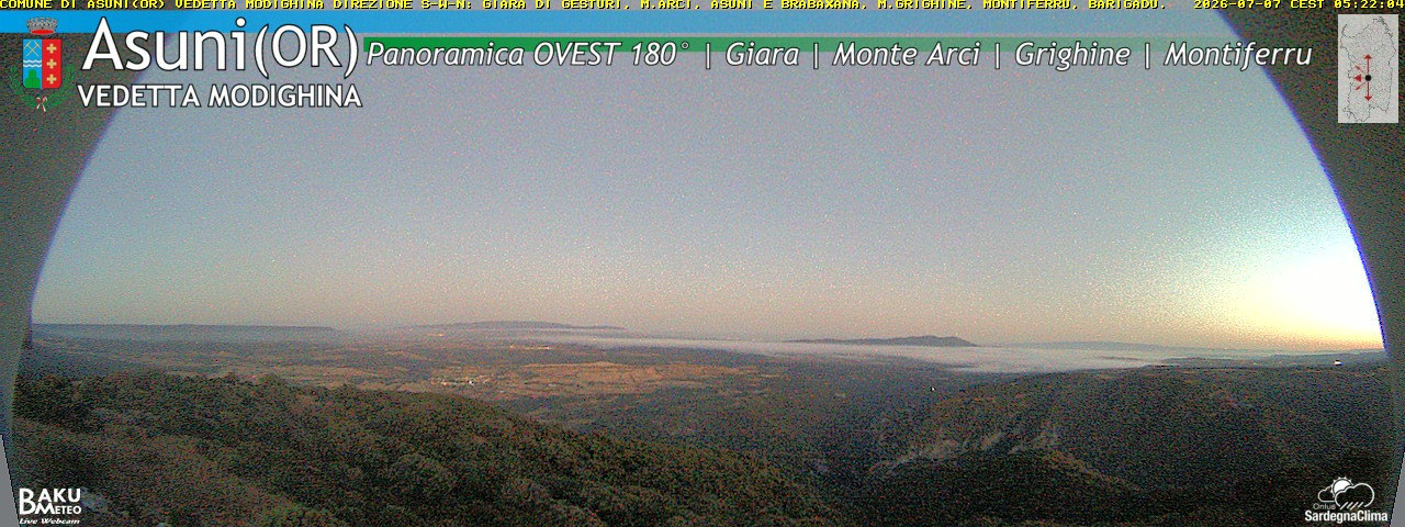 time-lapse frame, Asuni Ovest webcam