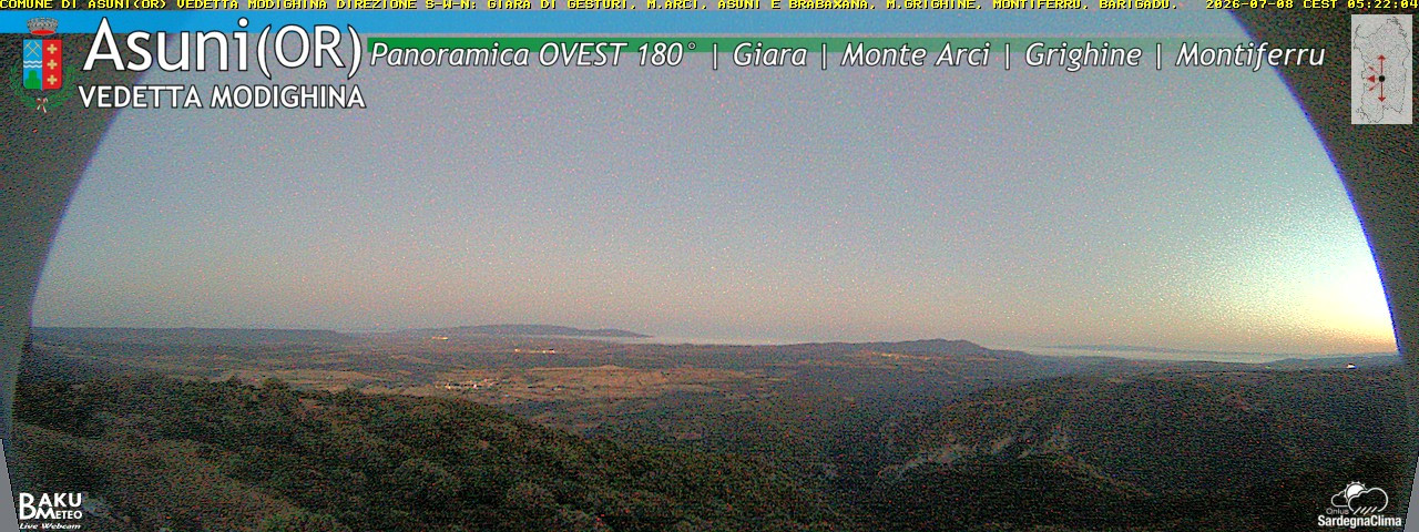 time-lapse frame, Asuni Ovest webcam